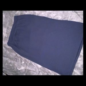 Navy Blue knee length pencil skirt